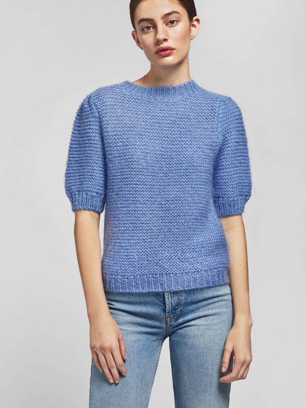 Anine Bing Nicollet Sweater in Cornflower Blue Size M
